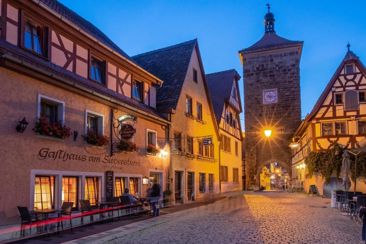 *** Penzion Hotel Am Siebersturm Rothenburg ob der Tauber Německo