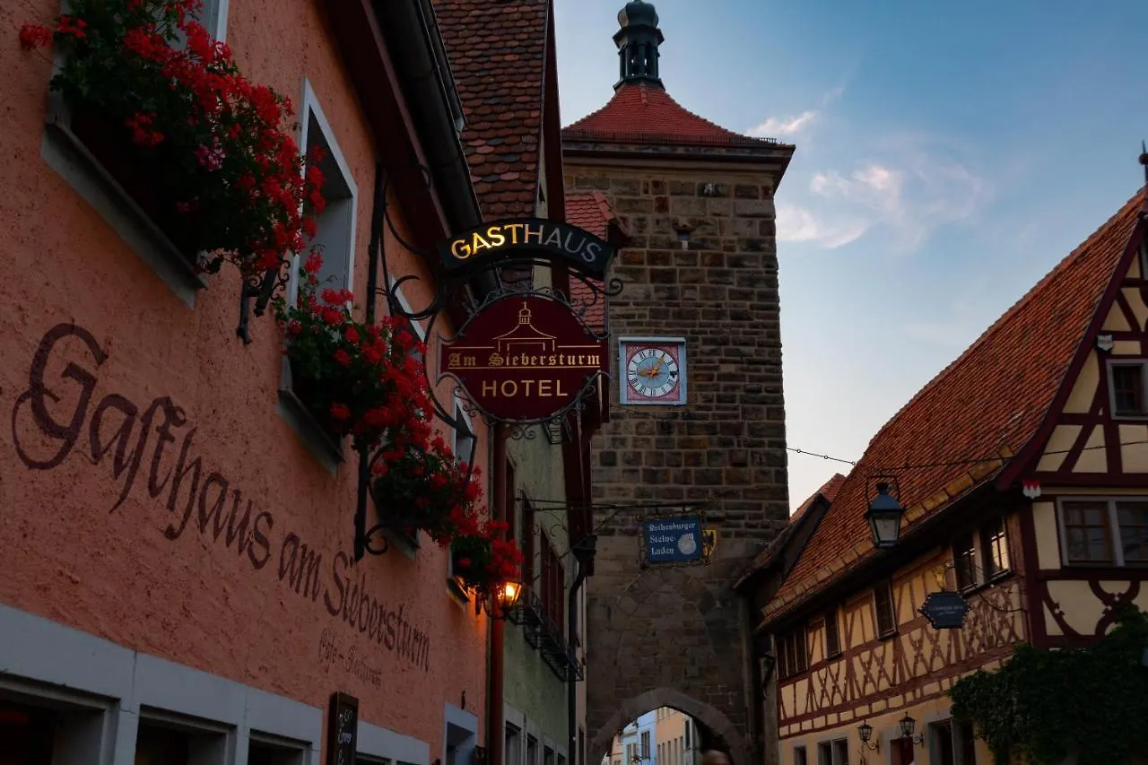 Hotel Am Siebersturm Rothenburg ob der Tauber Gæstehus